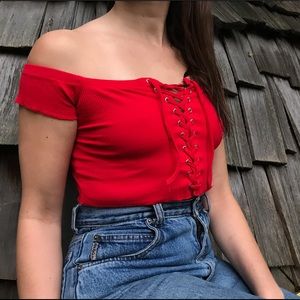 Off-The-Shoulder Tee